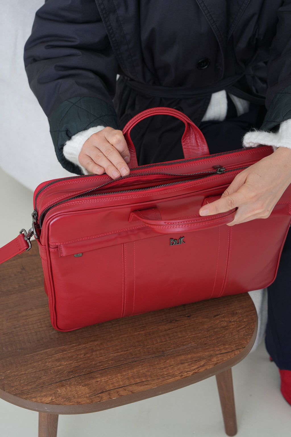 Atabbey Bilik– Leather Laptop & Document Bag