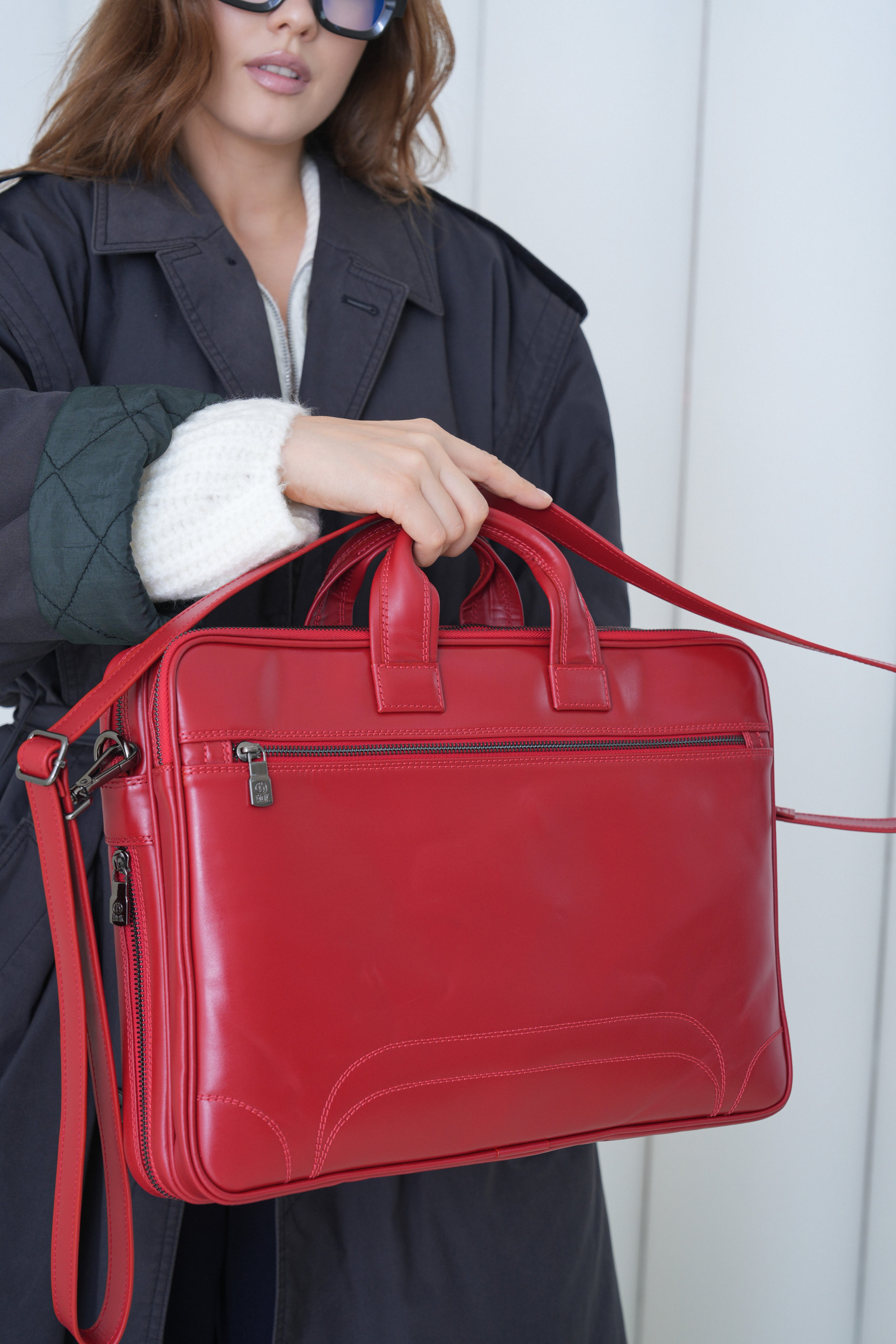 Atabbey Bilik– Leather Laptop & Document Bag